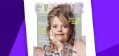 Enya, a social media influencer with Down syndrome, covers the latest issue of Glamour Netherlands. (Glamour)
