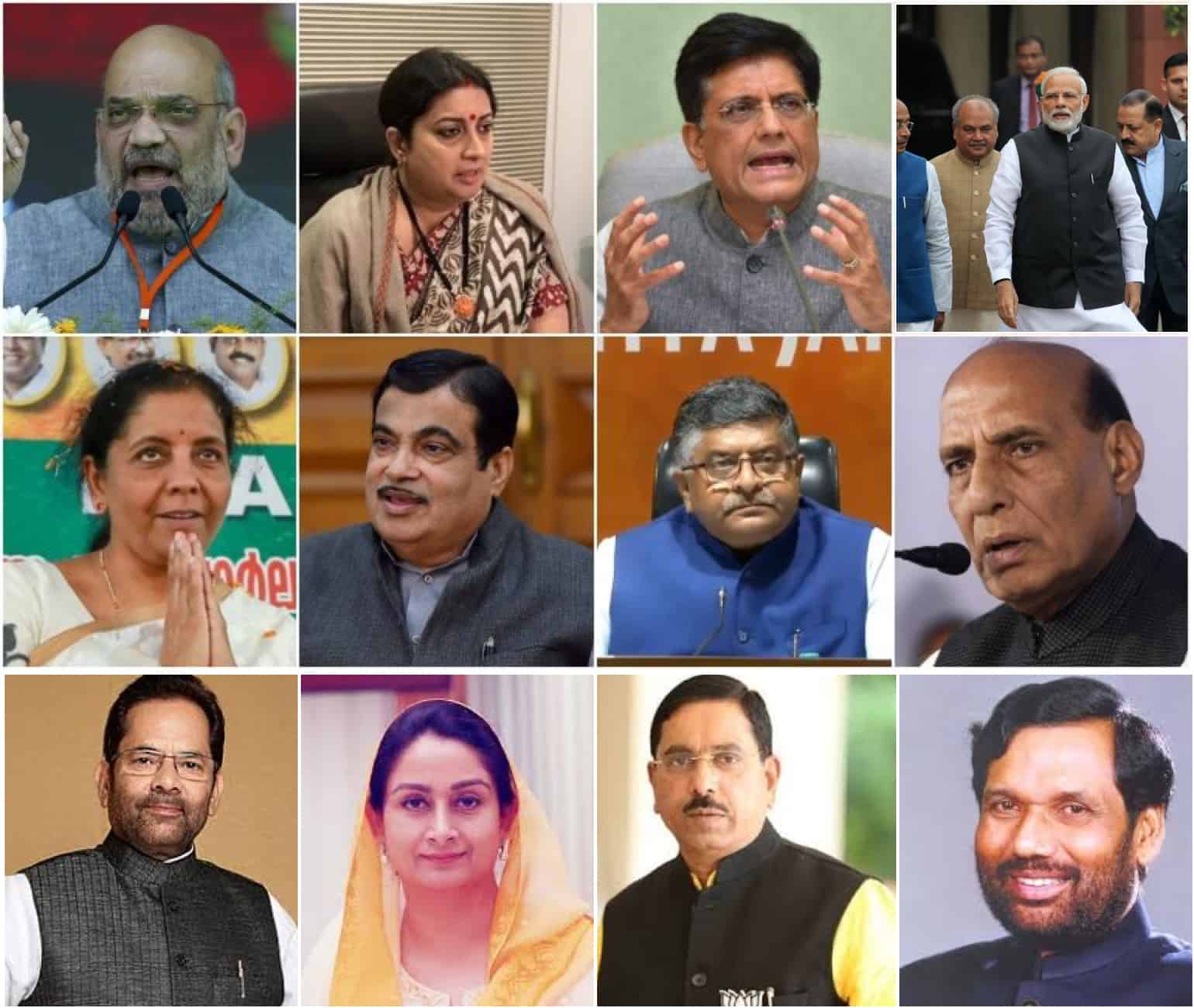 Modi Take a look at Ministers with important portfolios