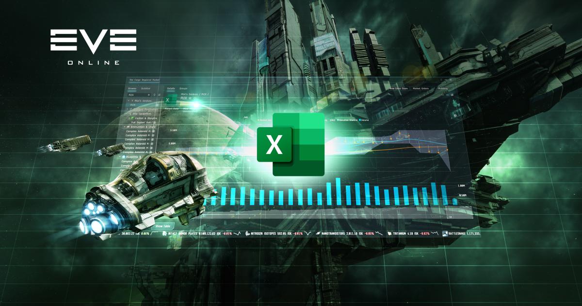 EVE Online’s spreadsheets in de ruimte kunnen nu naadloos worden geïntegreerd met Microsoft Excel