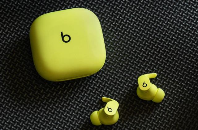 Beats Fit Pro earbuds in Volt Yellow