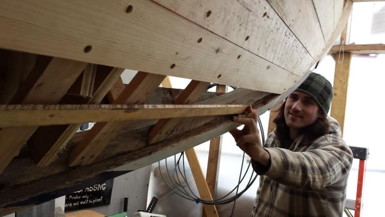 louisbourg boatbuilder reconstructs vintage nova scotia sloop