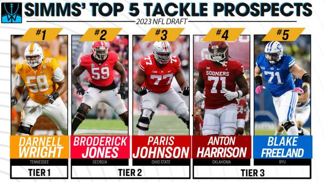 Simms' draft rankings: Top five tackle prospects