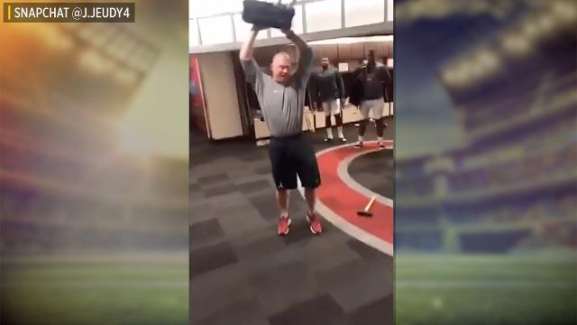 Alabama coach explains why he smashed trophy