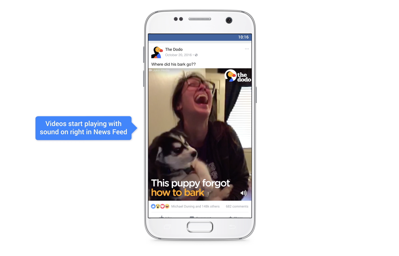 Facebook ruins News Feed using autoplaying videos with sound
