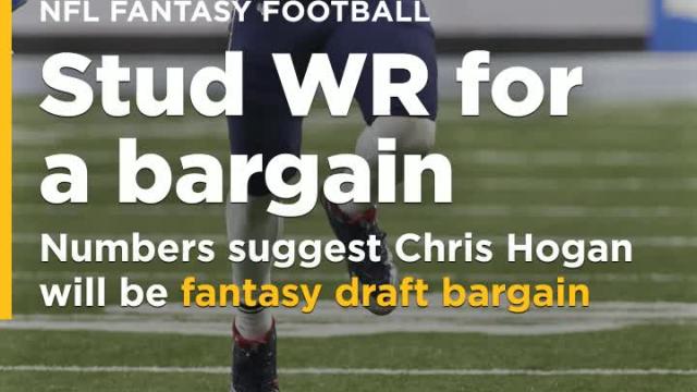 Numbers suggest Chris Hogan will be fantasy draft bargain