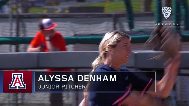 Arizona Softball's Alyssa Denham earns Pac-12 Pitcher of the Week honor after no-hitter