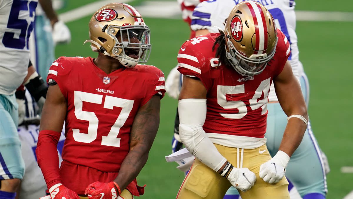 Who steps up alongside NFL's top LB duo of 49ers Fred Warner, Dre