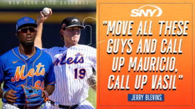 Jerry Blevins says the Mets should play Ronny Mauricio and Mike Vasil for  rest of 2023