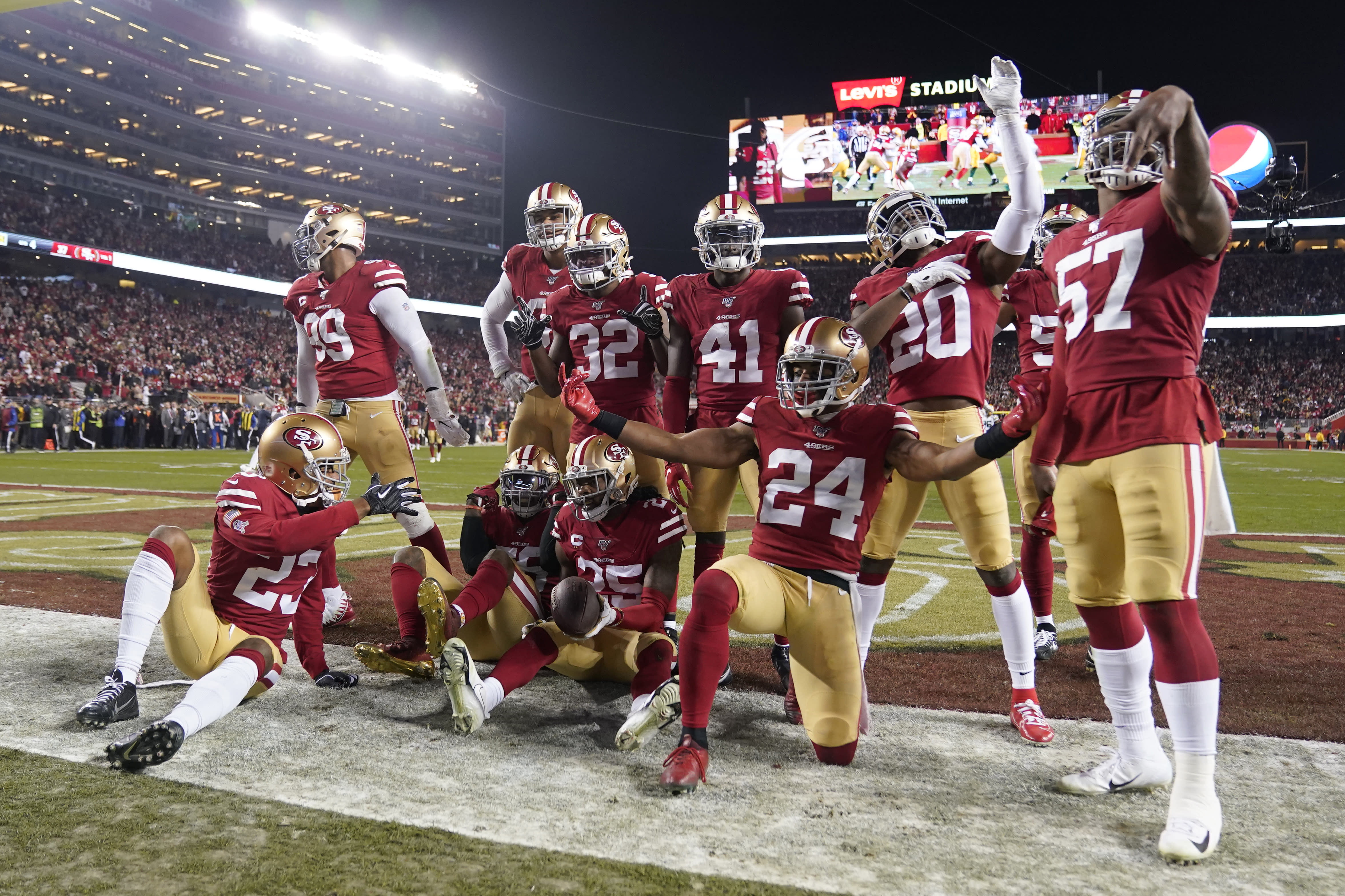 49ers gold pants