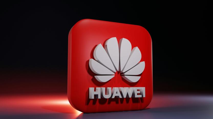 The Huawei logo.