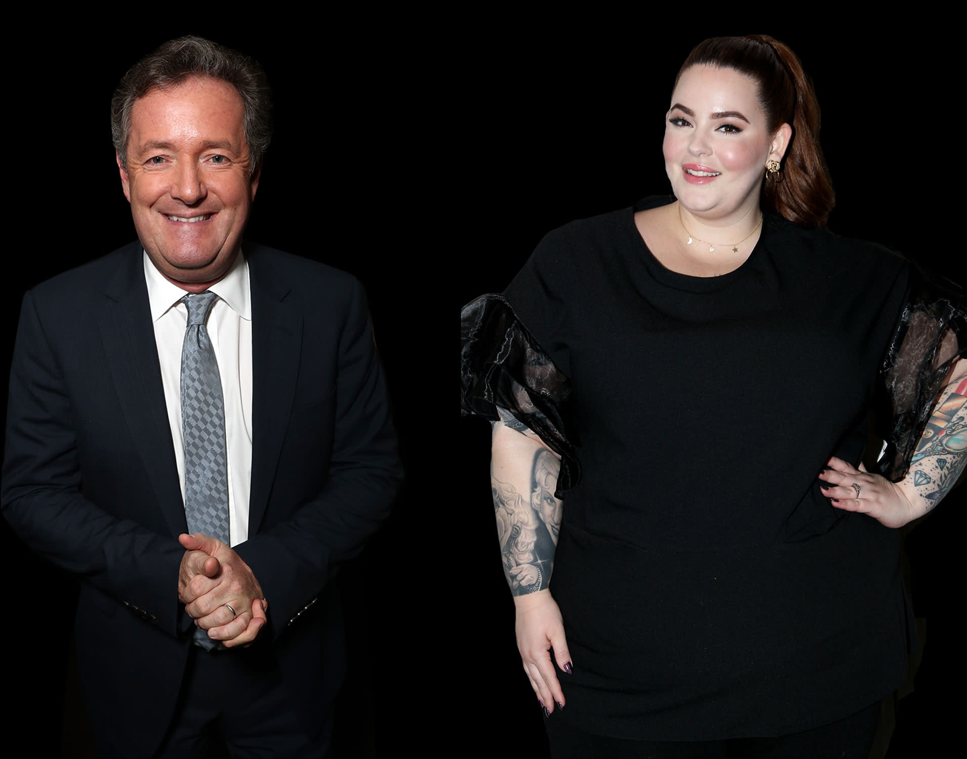 Model Tess Holliday reckons Piers Morgan secretly fancies her