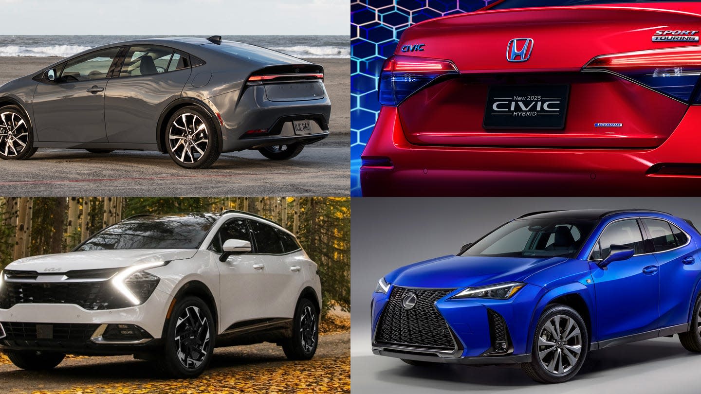 Hybrids Cars and SUVs with the Best MPG for 2024 and 2025