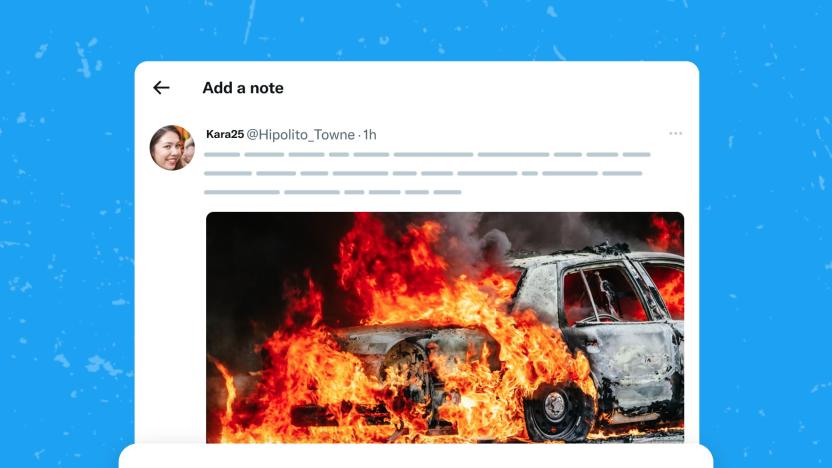 Twitter is testing community notes for images,