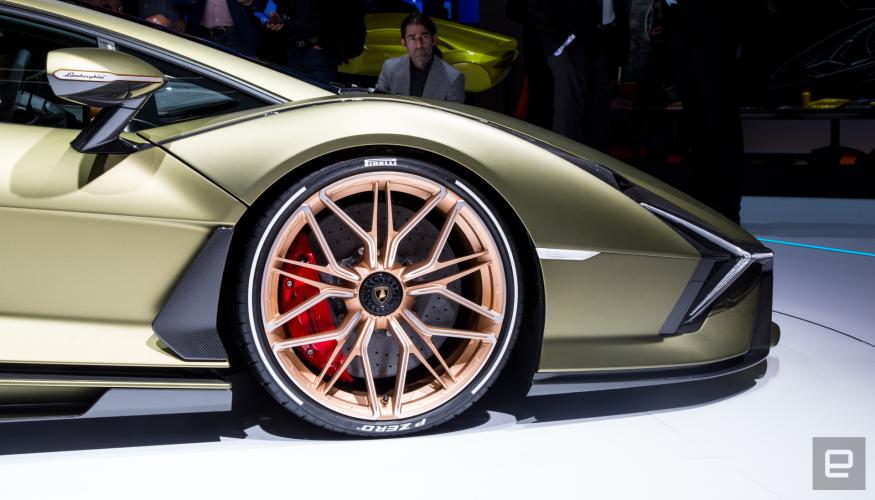 Lamborghini's V12 gets electrified with the 819HP Sian hybrid | Engadget