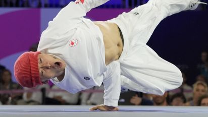 Associated Press - Canada's Philip Kim, known as B-Boy Phil Wizard competes during the B-Boys gold medal battle for the breaking competition at La Concorde Urban Park at the 2024 Summer Olympics, Saturday, Aug. 10, 2024, in Paris, France. (AP Photo/Frank Franklin II)