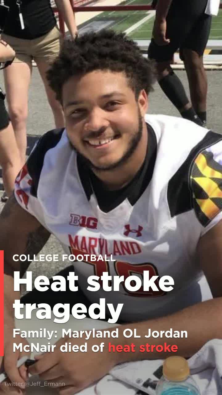 Maryland Ol Jordan Mcnairs Family Says He Died Of Heat Stroke