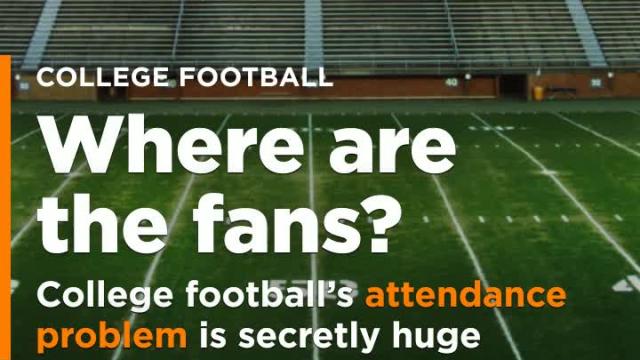 College football quietly has a major attendance problem