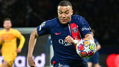 Getty Images - PARIS, FRANCE - APRIL 10:  Kylian Mbappé of PSG in action during the UEFA Champions League quarter-final first leg match between Paris Saint-Germain and FC Barcelona at Parc des Princes on April 10, 2024 in Paris, France.(Photo by Christian Liewig - Corbis/Corbis via Getty Images)