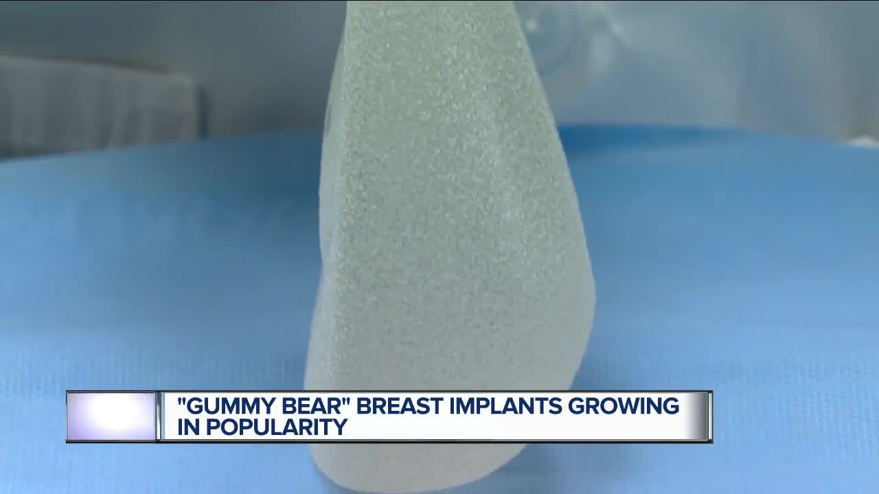 So-called 'Gummy Bear' implants growing in popularity for breast
