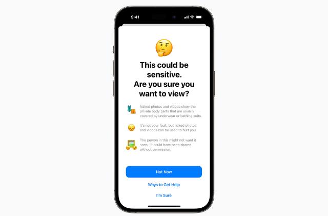 iOS 17 Sensitive Content Warning