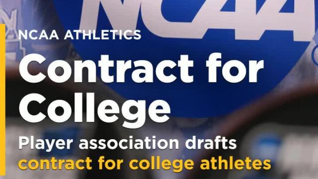 Player association drafts contract for college athletes to sign with their schools