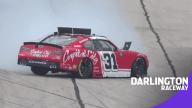 Several cars involved in early Stage 2 crash at Darlington