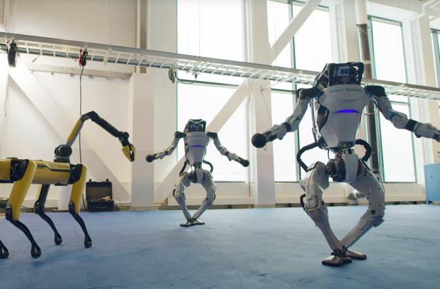 Boston Dynamics Spot and Atlas