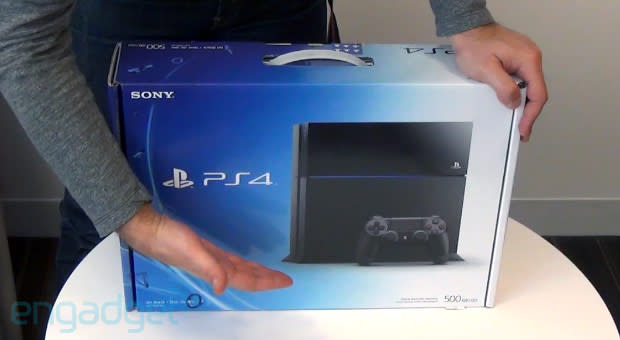 playstation 4 box