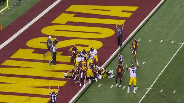 Sullivan pushes his way into end zone for Iowa