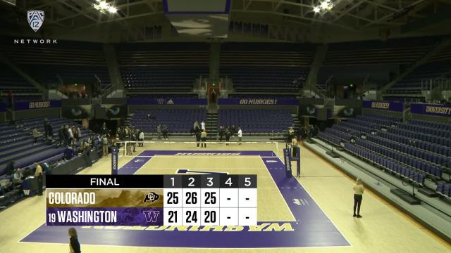 Colorado sweeps No. 21 Washington in Seattle