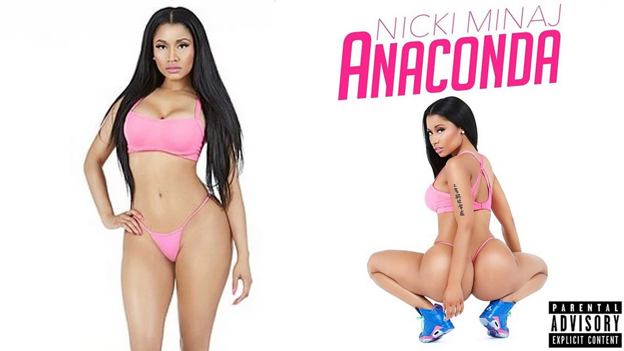 Nicki Minaj Delays Anaconda Single With Hot Thong Pic Video 