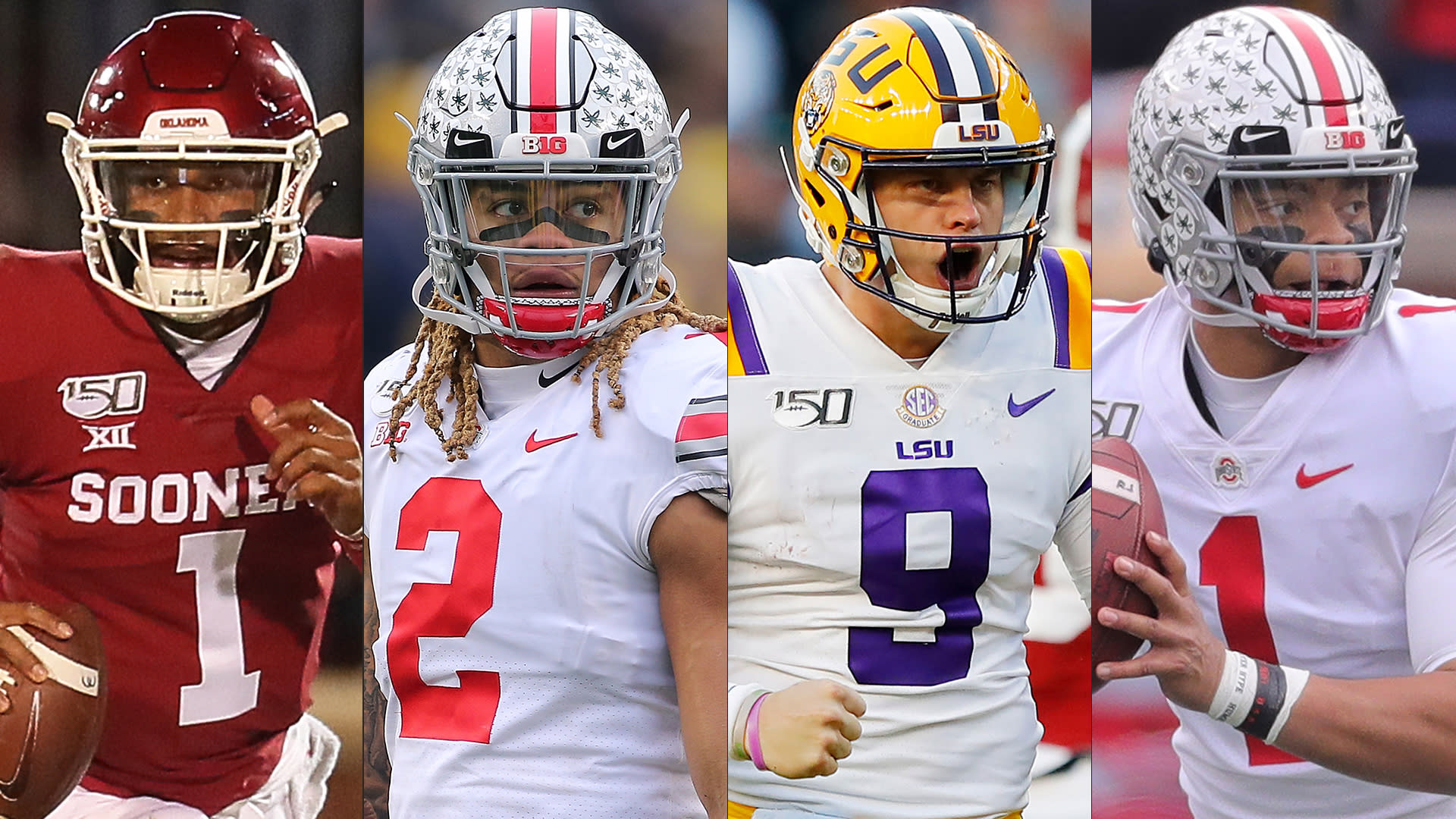 A look at LSU football QB Joe Burrow at the Heisman Trophy ceremony