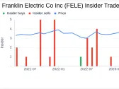 Insider Sell: President of Headwater Companies Delancey Davis Sells Shares of Franklin Electric ...