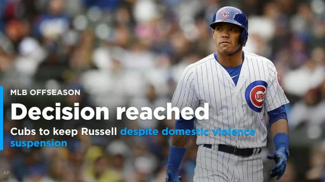 Addison Russell to remain with Cubs despite domestic violence suspension