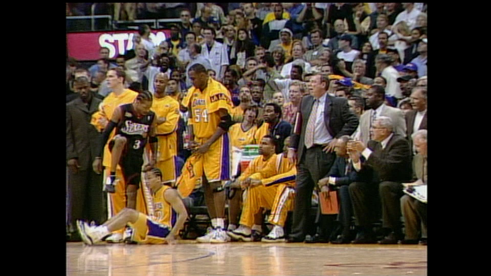 Featured image of post Allen Iverson Step Over Wallpaper Hd I m talking about the signature step over allen iverson did to lakers guard tyronn lue in game 1 of the 2001 nba finals june 6th of 2001 to be after iverson drained the shot he turned around to run back on defense and saw lue lying right in front of him