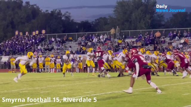 VIDEO: Smyrna football knocks off Riverdale 15-5