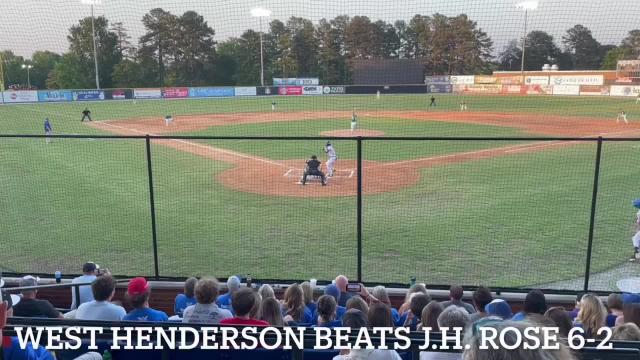 West Henderson baseball wins Game 1 of NCHSAA 3A state finals