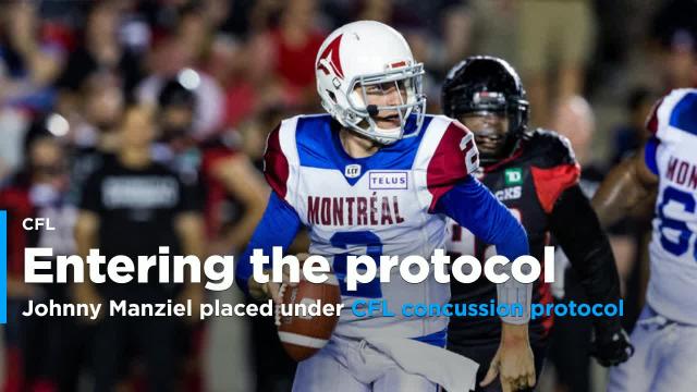 Johnny Manziel placed under CFL concussion protocol