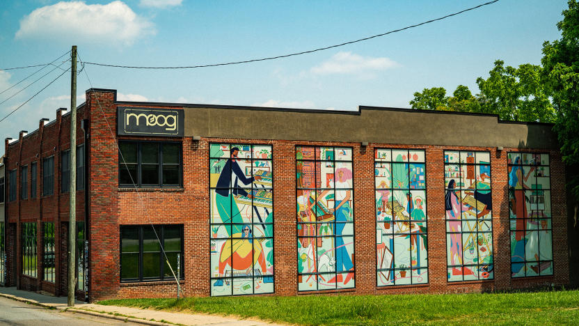 Picture of Moog headquarters in North Carolina.