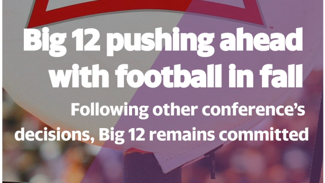 Big 12 pushing ahead to play football in the fall