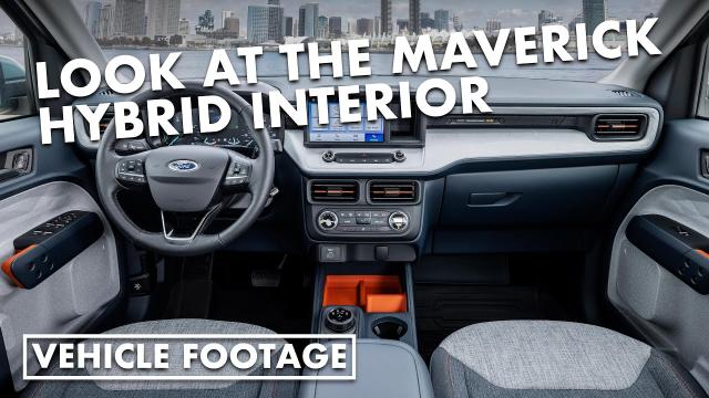 Inside the 2022 Ford Maverick | Autoblog