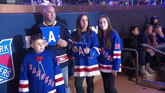 NY Rangers surprise Brick family who lost everything in fire