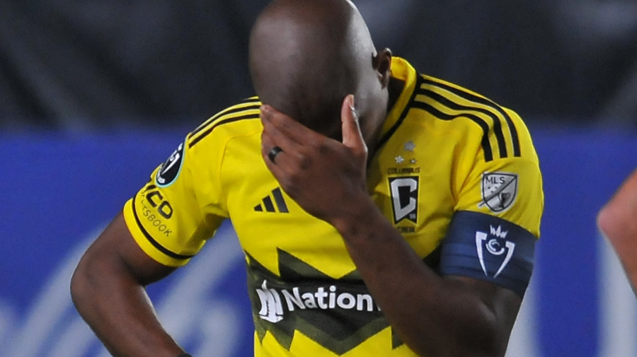 Getty Images - Columbus Crew's midfielder Darlington Nagbe reacts during the Concacaf Champions Cup final football match between Mexico's Pachuca and US' Columbus Crew at the Hidalgo stadium in Pachuca, Hidalgo State, Mexico, on June 1, 2024. (Photo by Victor Cruz / AFP) (Photo by VICTOR CRUZ/AFP via Getty Images)