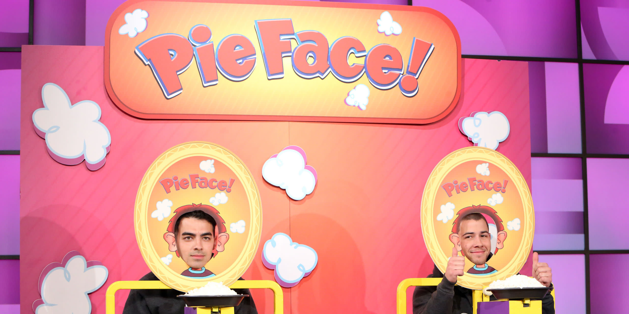 Here S A Fun Video Of The Jonas Brothers Getting Hit With Pies