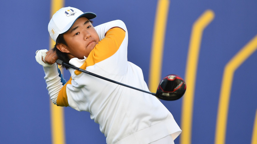  - He does not take his GCSEs until later this summer, and was not even born when defending champion Jason Day made his PGA Tour debut back in 2006. But 16 year-old Kris Kim, one of the most exciting