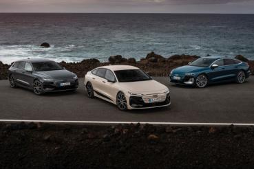 Audi全新A6 e-tron亮相 轎車、旅行車同步登場