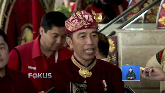 Jokowi Jumlah  Menteri  di Kabinet  Tetap 34 Orang