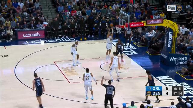 Michael Porter Jr. with a block vs the Orlando Magic