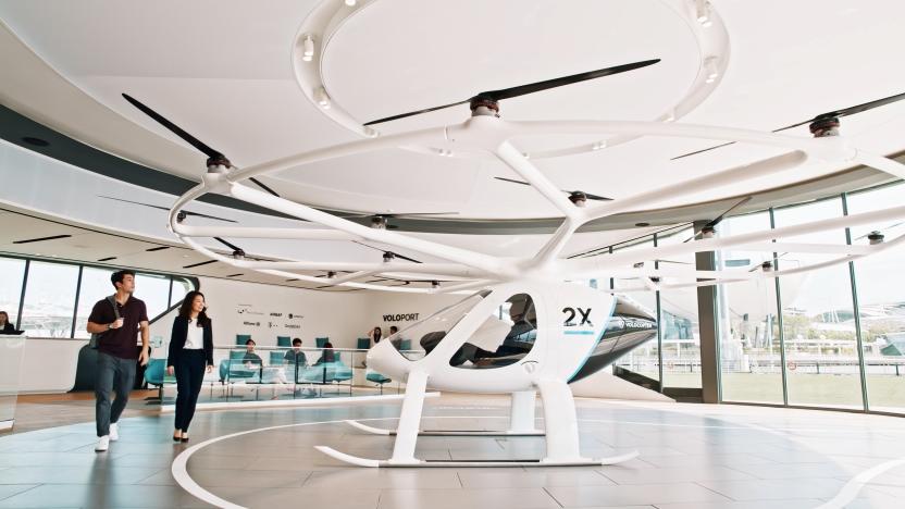 Volocopter's VoloCity electric air taxi.