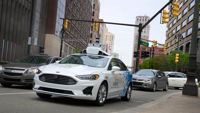 Ford and Argo test a self-driving Fusion in Detroit